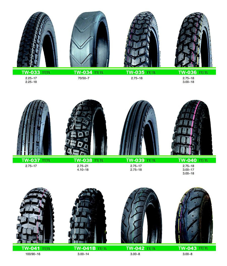 Motorcycle Tubless Cross Country Tires 2.75-21, 4.10-18