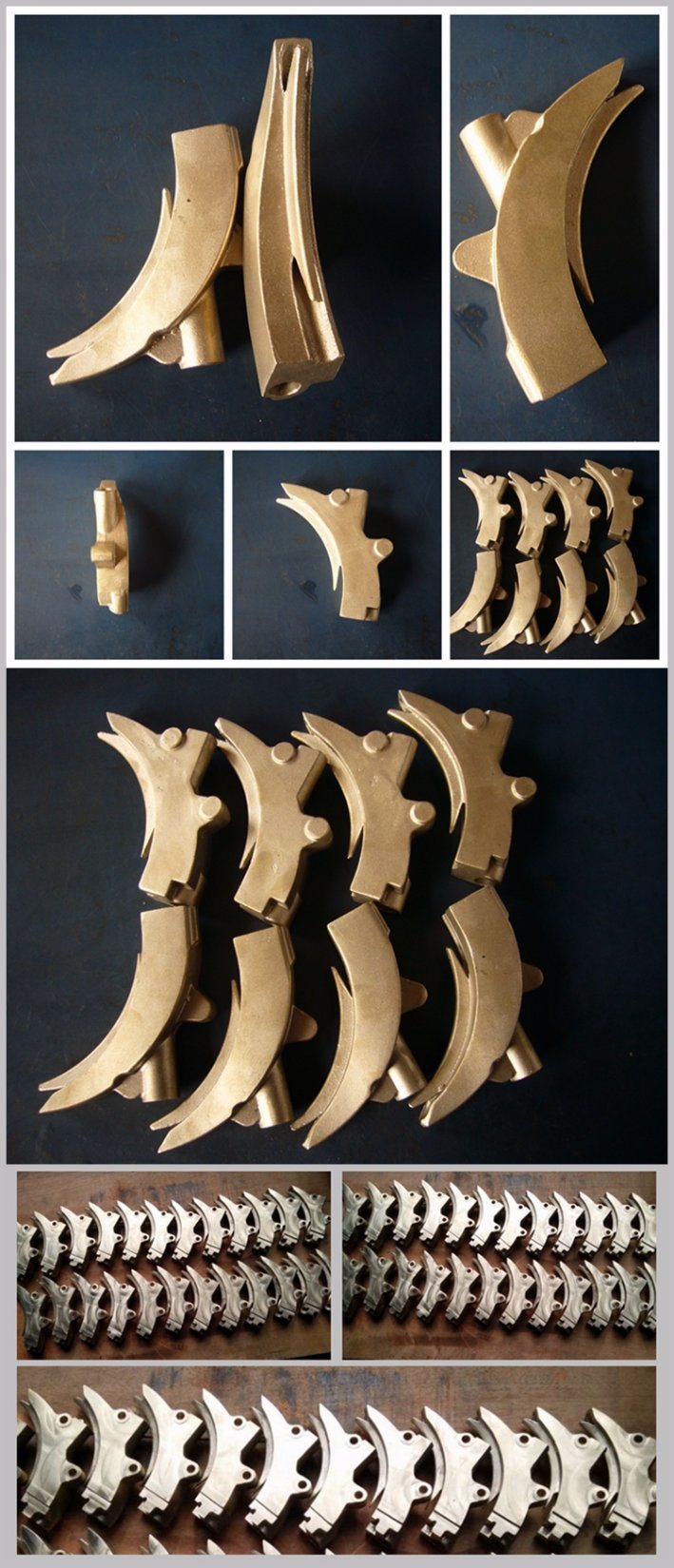 OEM Sand Molding Brass Casting Component with Polishing