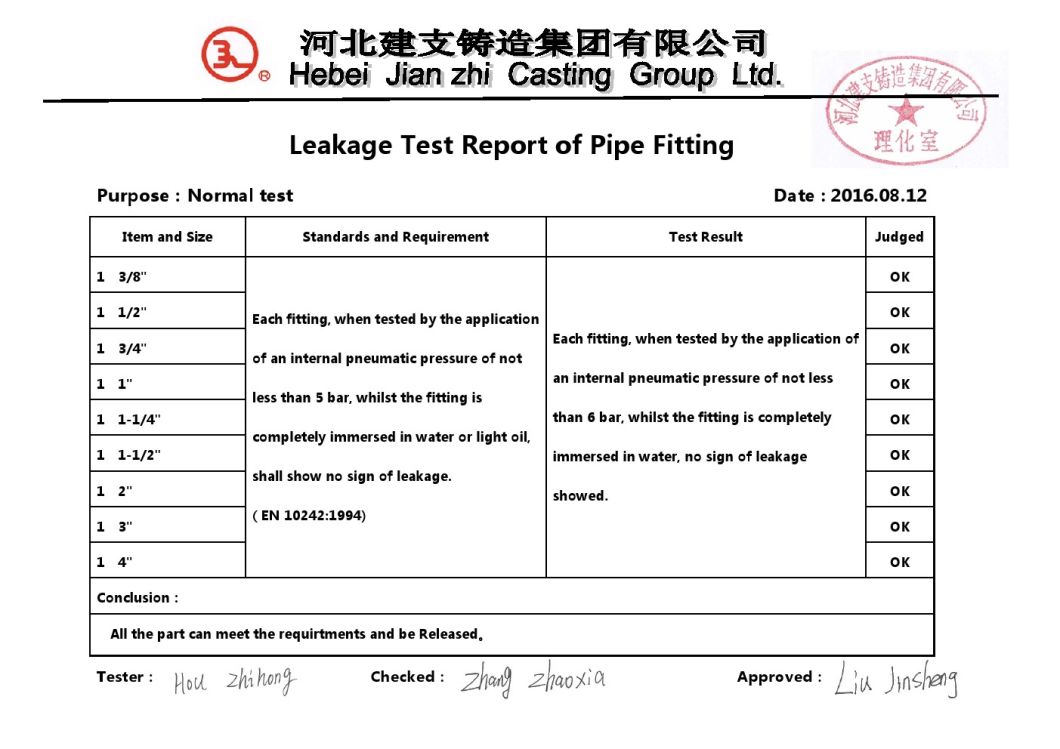 Malleable Iron Pipe Fitting Bends