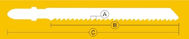 T118A HSS Jig Saw Blades Fast Cutting for Metal