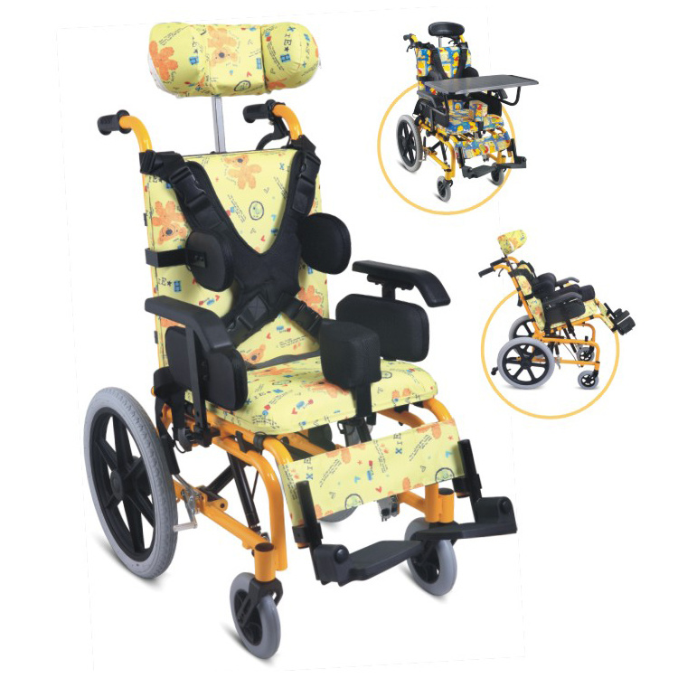 Manual Aluminum Children Wheelchair (THR-CW985)