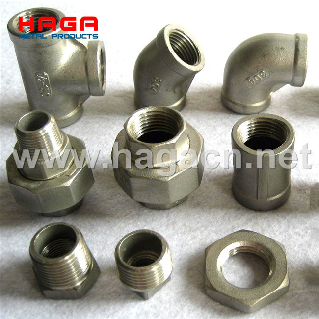 Threaded Reducer Tee Elbow Stainless Steel Pipe Fitting