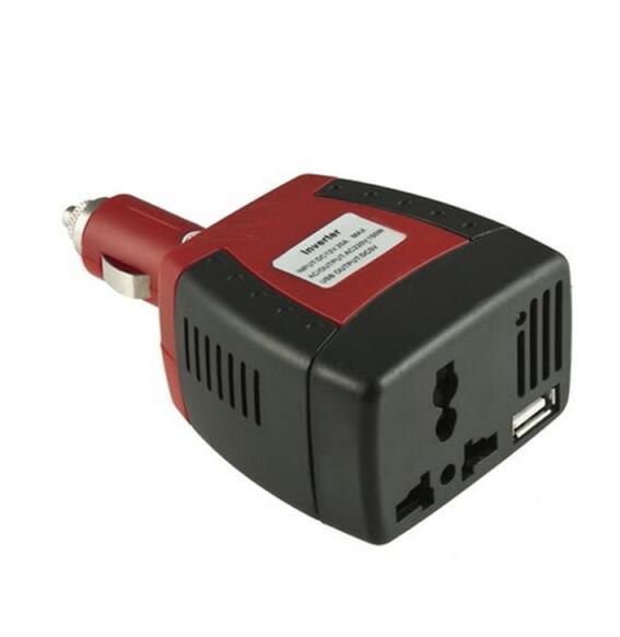 Cigarette Lighter Power Supply 150W 12V DC to 220V AC Car Power Inverter Adapter with USB Charger Port Hot Selling~