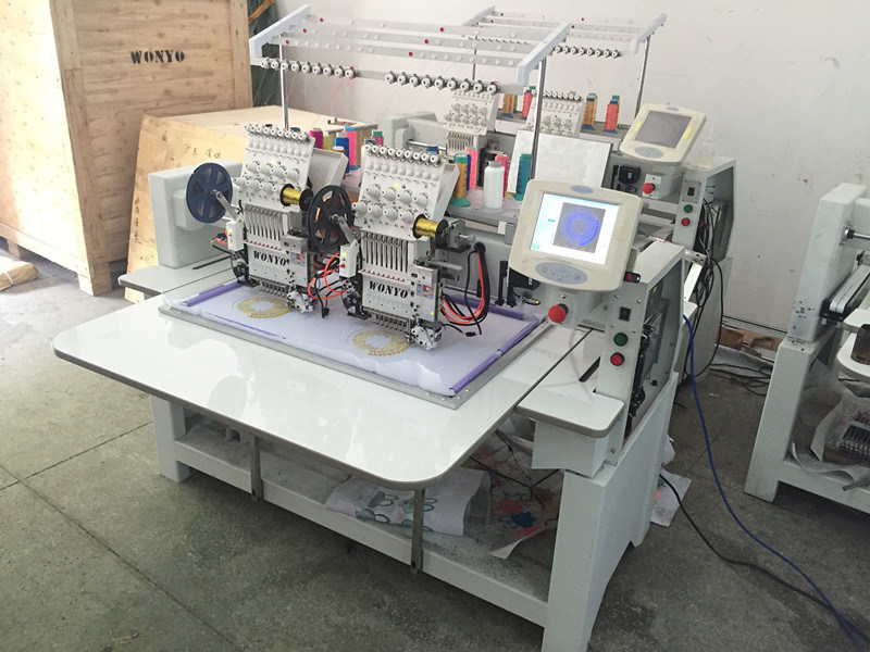 Computerized Quilting Embroidery Machine for Cap T-Shirt Flat Embroidery Machinery