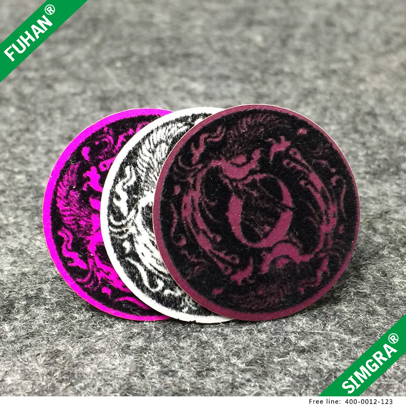 Custom Make Flocked Sticker with Logo