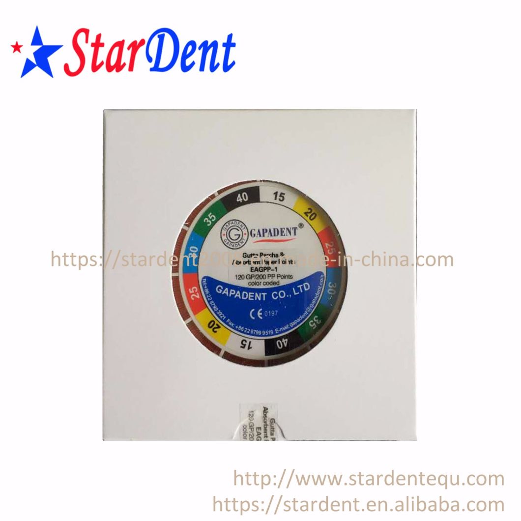 New Original Disposable Detal Gutta Percha Point with Absorbent Paper Point (02 taper)