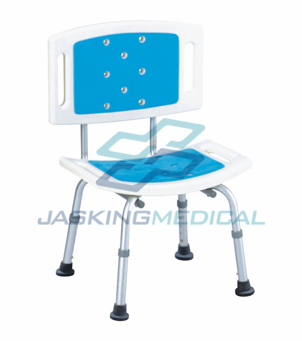 Fashion Aluminum Height Adjustable Shower Stool Bath Bench (JX-6082L)