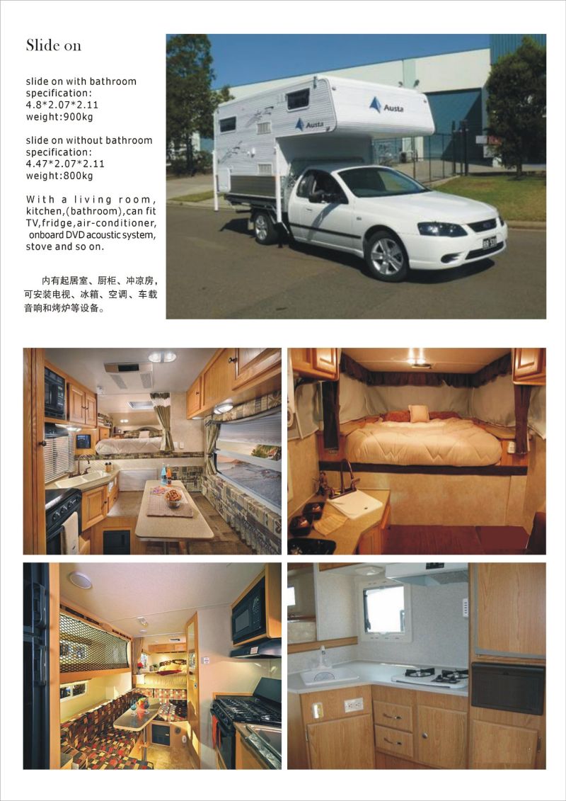 Slide on Van Caravan with Bathroom