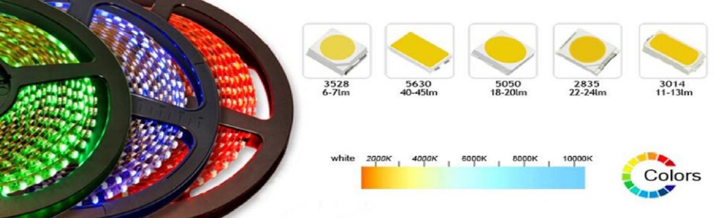 5050 60LEDs/M 5in1 RGB+CCT LED Strip Light