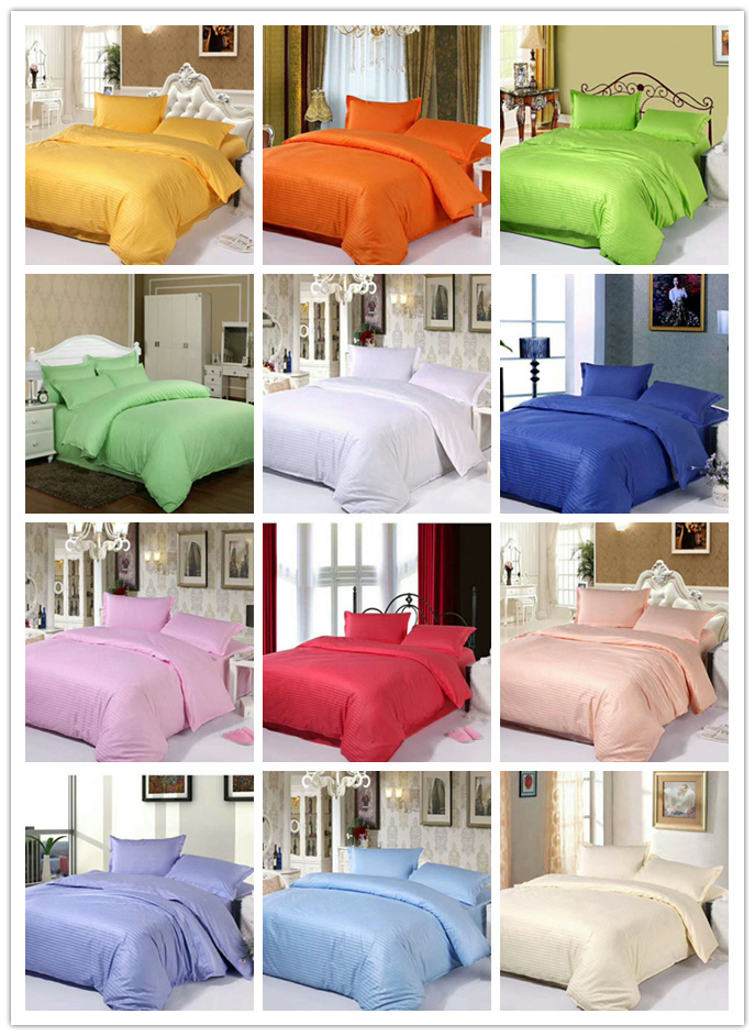 Cheap Colorful Hotel Bed Line/ Comforter Bedding in Set