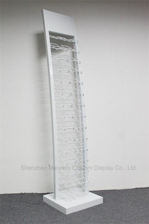 Customized White Powder Coat Ceramic Tile Wire Display Stand