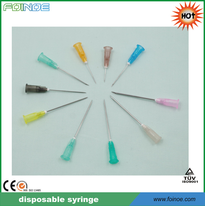 Disposable Plastic Dental Syringe with Needle