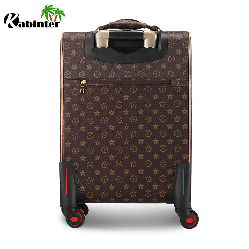 Newest Fashionable Trolley Luggage Set Leather Material Luggage Bag Travel Luggage