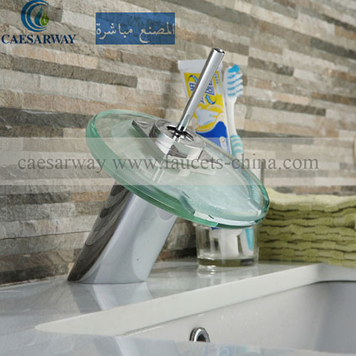 Cascada Grifos Con LED Modern Basin Faucet with Watermark Approved for Bathroom