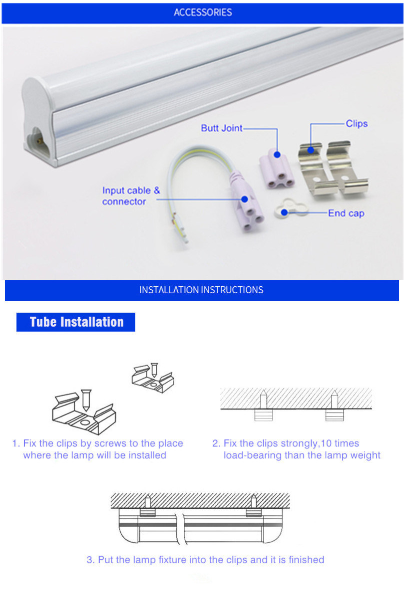 Integrated T5 LED Tube Energy Saving LED T5 Tube Light 87cm with Ce RoHS