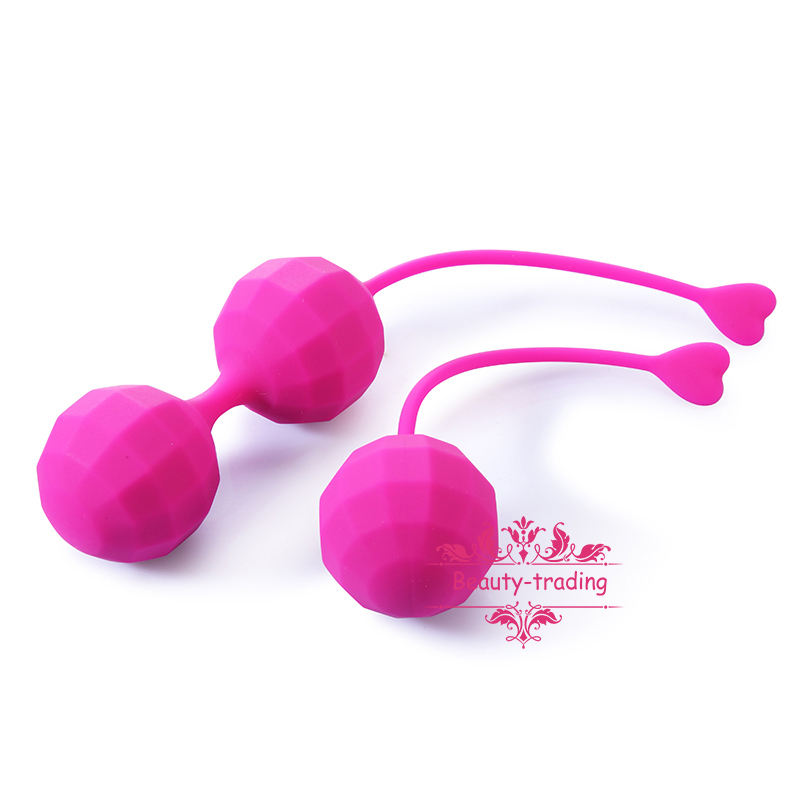 100% Medical Silicone Vibrator Vaginal Ball Tighten Aid Sex Toys for Woman