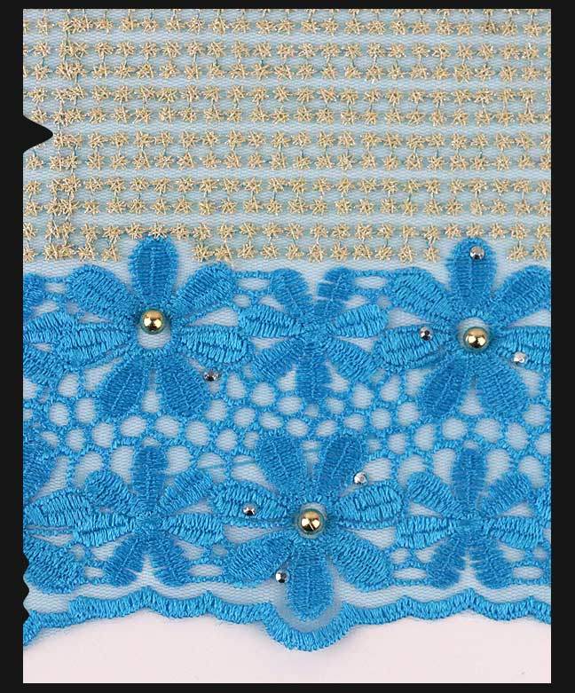Candlace French Mesh Net Lace Fabric for Aso Ebi Party