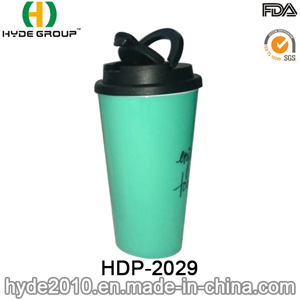 Promotional Insulated Double Wall PP Plastic Coffee Mug (HDP-2029)