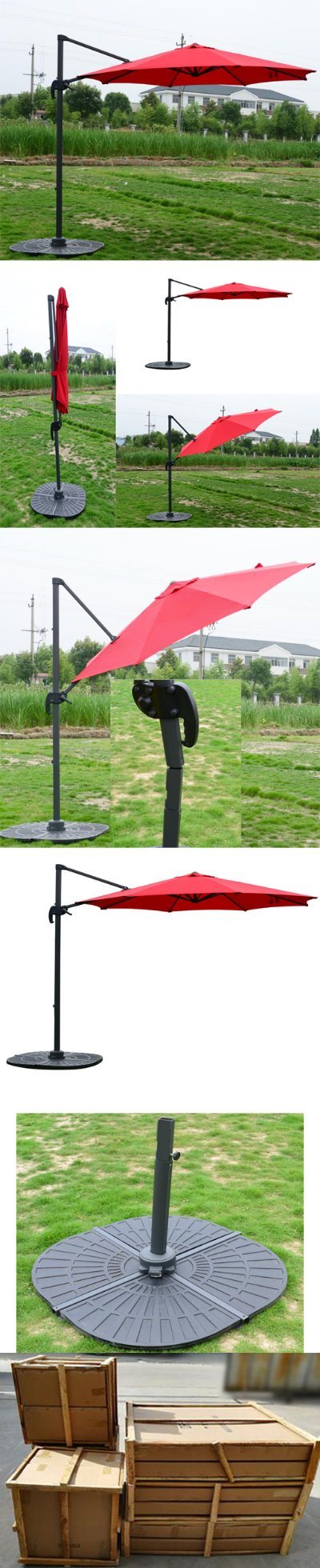 Patio Umbrella Sun Cantiliver Umbrellar for outdoor Wedding Party