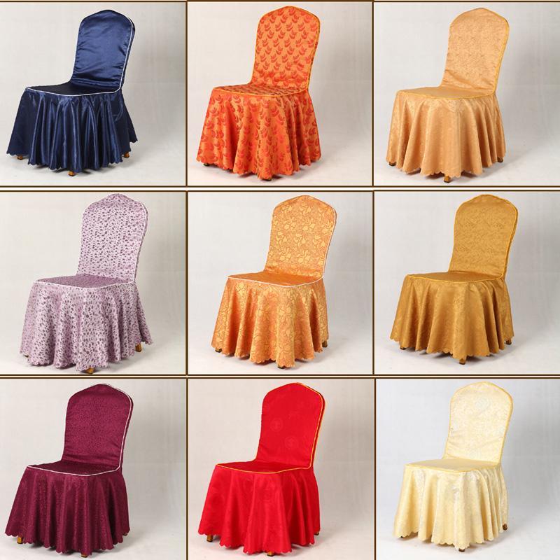 100% Polyester Color Hotel Decoration Chair Cover (JRD909)