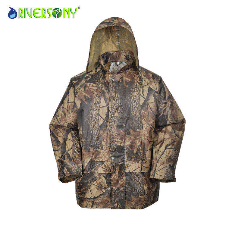 Stylish Camo Rainsuit for Men