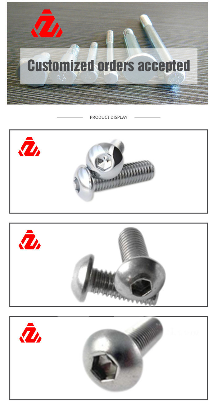 Leite DIN Standarded Stainless Steel Slotted Head Stud Bolts