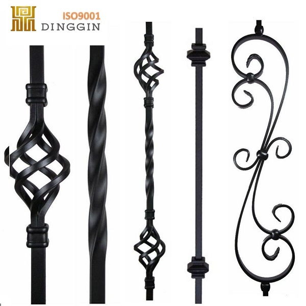 Decorative Flower Craft Fence Wrought Iron for Home and Garden