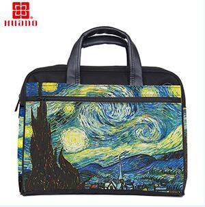 Black Business Bag Travel Handbag Laptop Bag for Draw-Bar Frame Trolley Bag