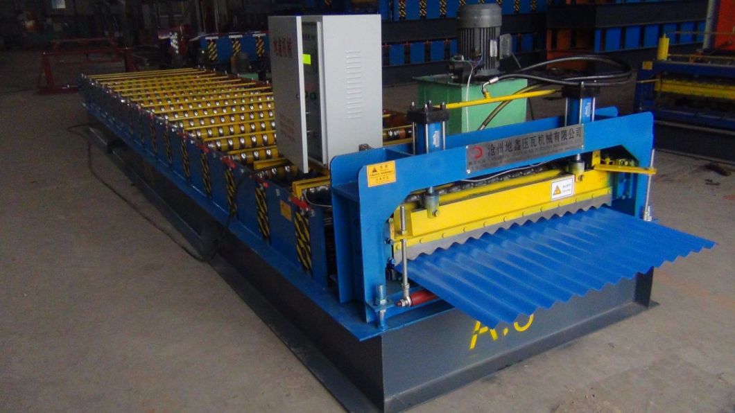 Corrugated Roof Sheet Roll Forming Machine with Guide Pin