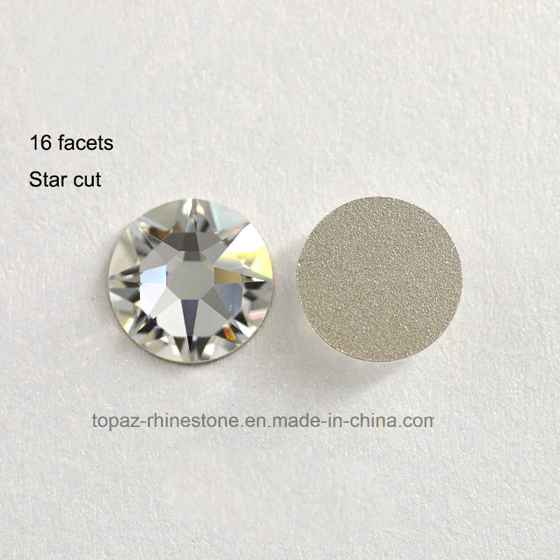 Ss20 Crystal Ab Glass Rhinestone Flatback Non Hotfix Rhinestone Crystals (FB-5mm/5A)