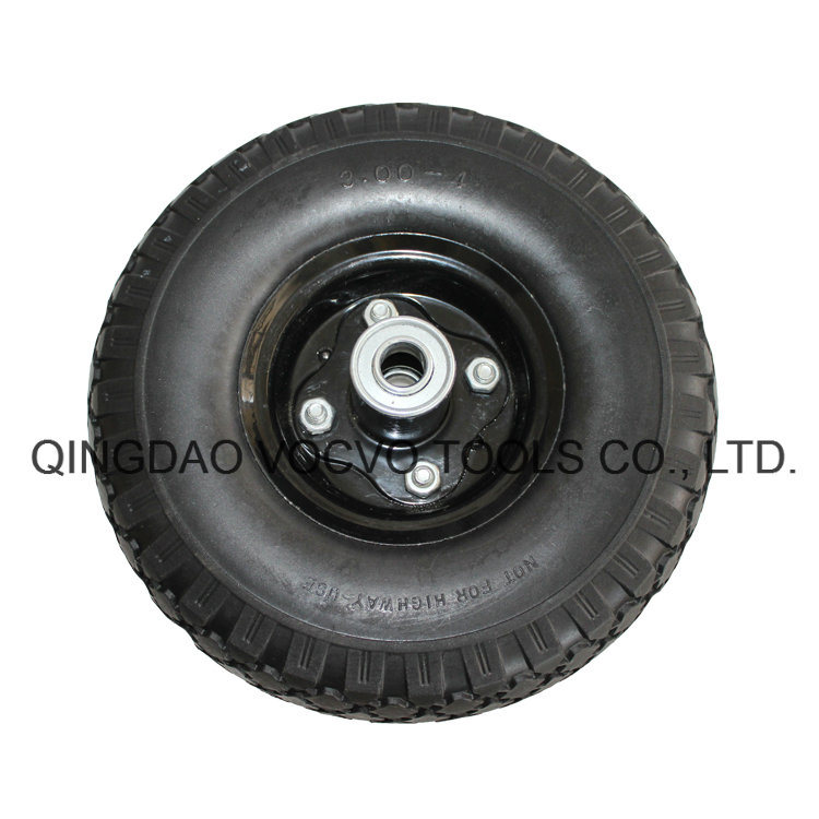 10 Inch 3.00-4 Hand Trolley PU Foam Rubber Wheel Manufacturer