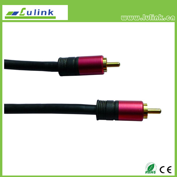 Cu Copper Audio Video Cable Connector Male Female