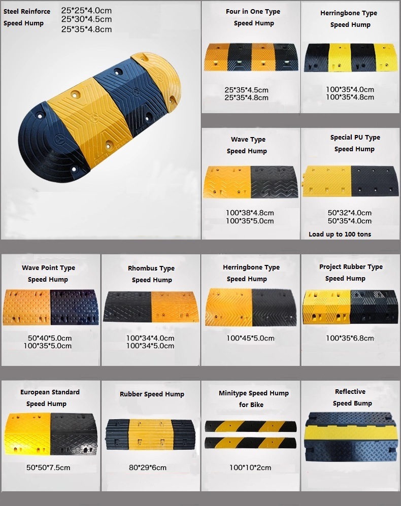 3 Channel Cable Protector Speed Hump