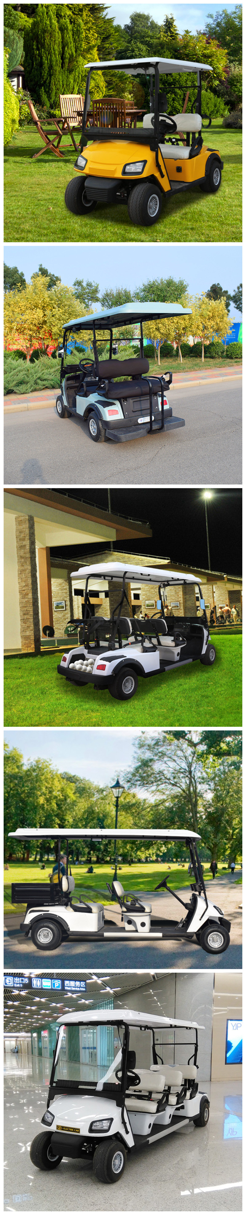 Hand Steering Adjustable High Quality Golf Carts From Tianjin Zhongyi