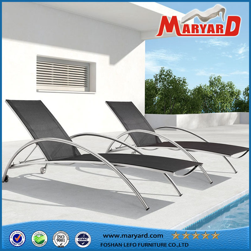 2018 Hot Outdoor Sling Furniture Poolside Sun Lounger