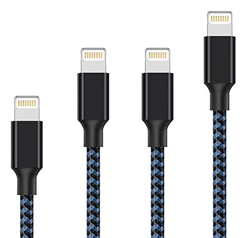 OEM Available Flexible Stand up Long 3 Meter Nylon Braided USB Data Charge Cable for Apple iPhone6/iPhone5/iPhone7 Charge