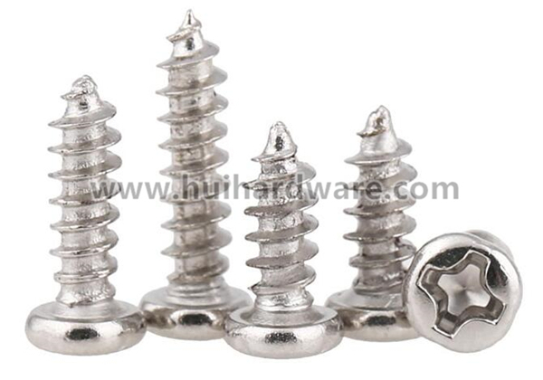 High Quality Nickel Plated Pan Head Self Tapping Small Screws M1 M1.2