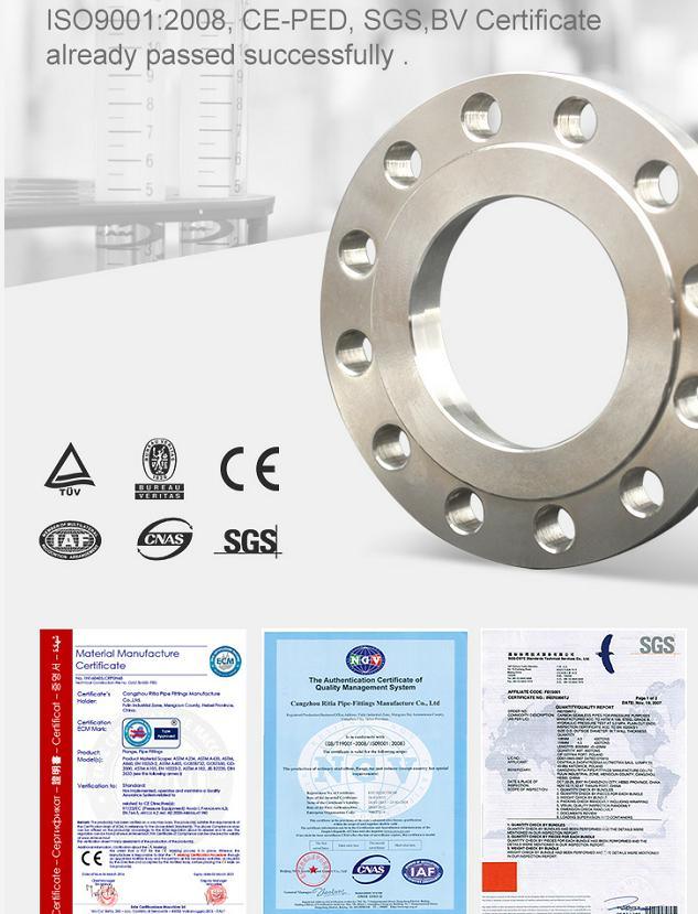 Forged Weld/Welding Neck (WN) Pipe Carbon Steel Flange