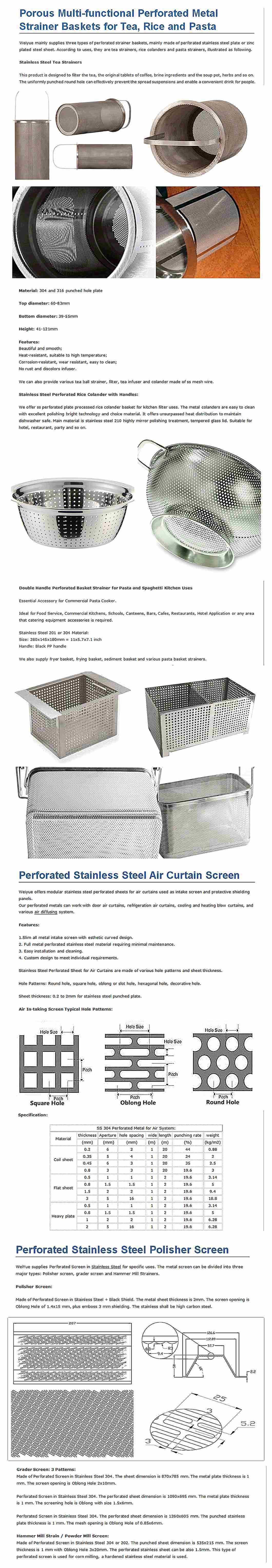 Stainless Steel Perforated Sheet for Silencer