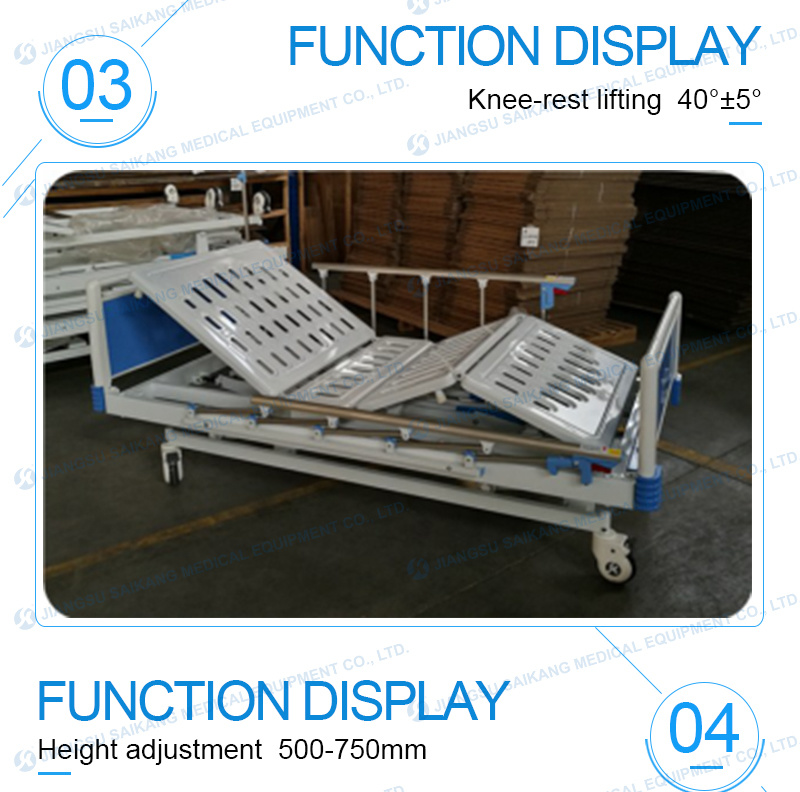 Used Manual Hospital Patient Sick Bed