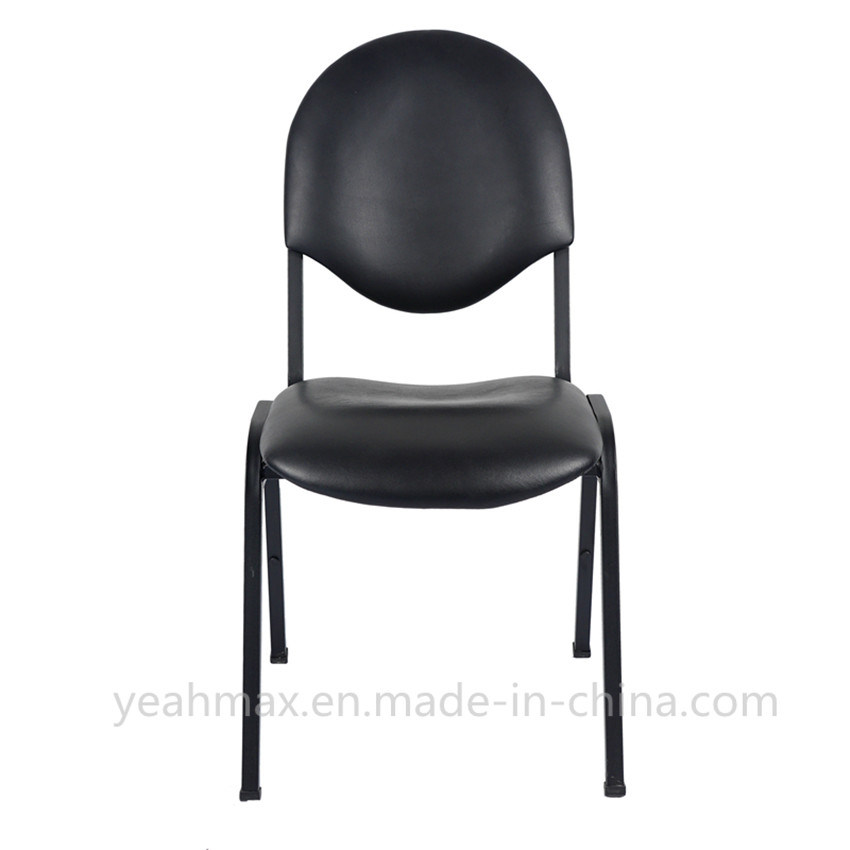 Black Garden Chair for Home/Hotel with Vinyl Upholstered