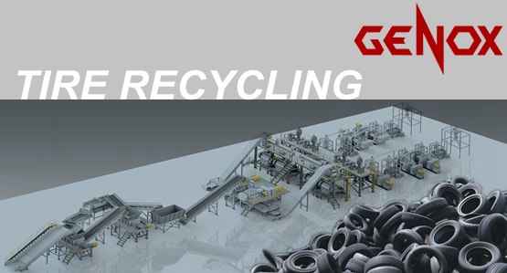 Tire Pre-Shredding & Recycling Plant / System