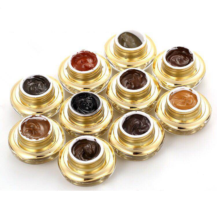 Best Quality Thick Microblading Eyebrow Dye Permanent Makeup Eyebrow Pigment Dye for Manual Tattoo Hand Tool