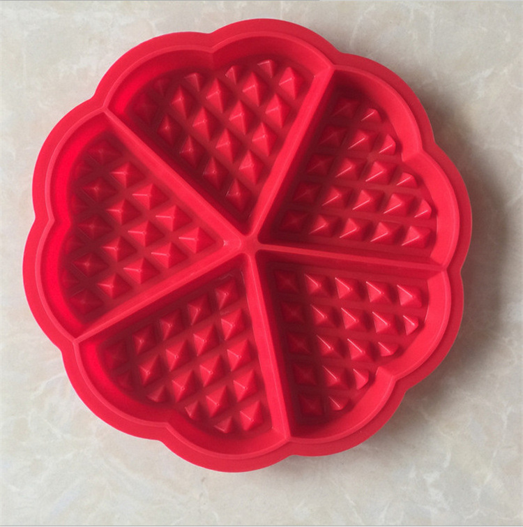 Sy05-05-002 Heart Shape Muffin Baking Cups Silicone Cake Mould