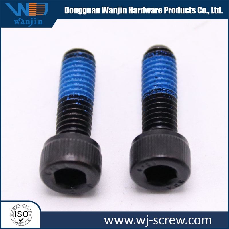 Factory Made Black Cap Head Carbon Steel Hex Screw Bolt