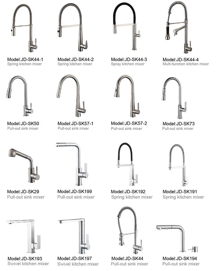 Stainless Steel 304 Pull-out Sink Kitchen Faucet Tap Sink Faucet
