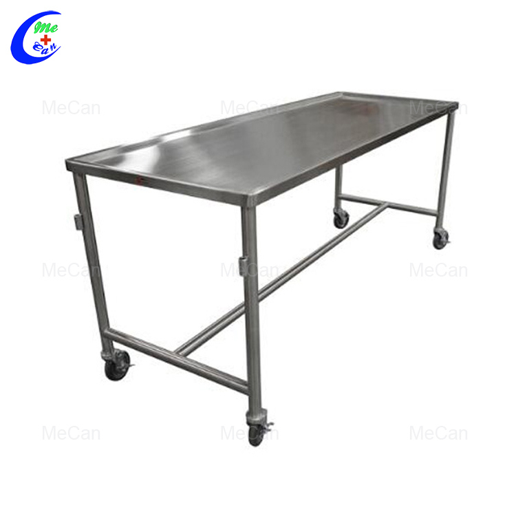 Morgue Equipments Hospital Body Stainless Steel Autopsy Cleaning Table