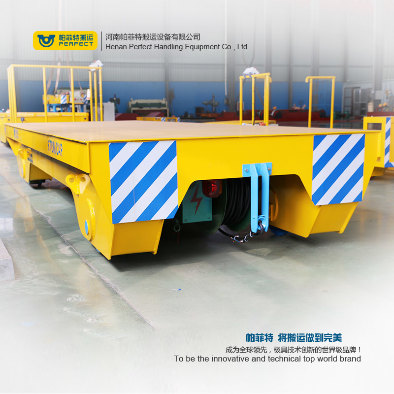 Electric Industry Material Handling Vehicle Moving on Rails