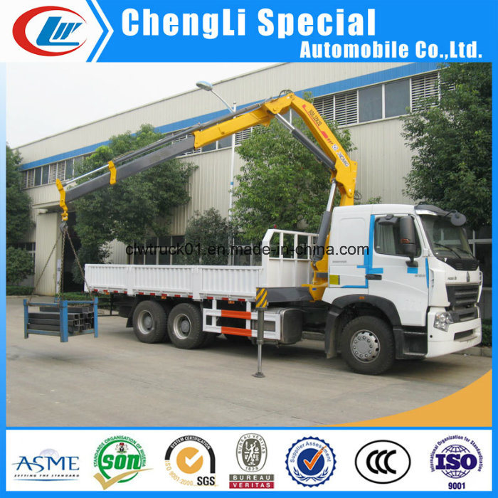 CLW 6X4 Construction Equipment Knuckle Boom Truck Crane