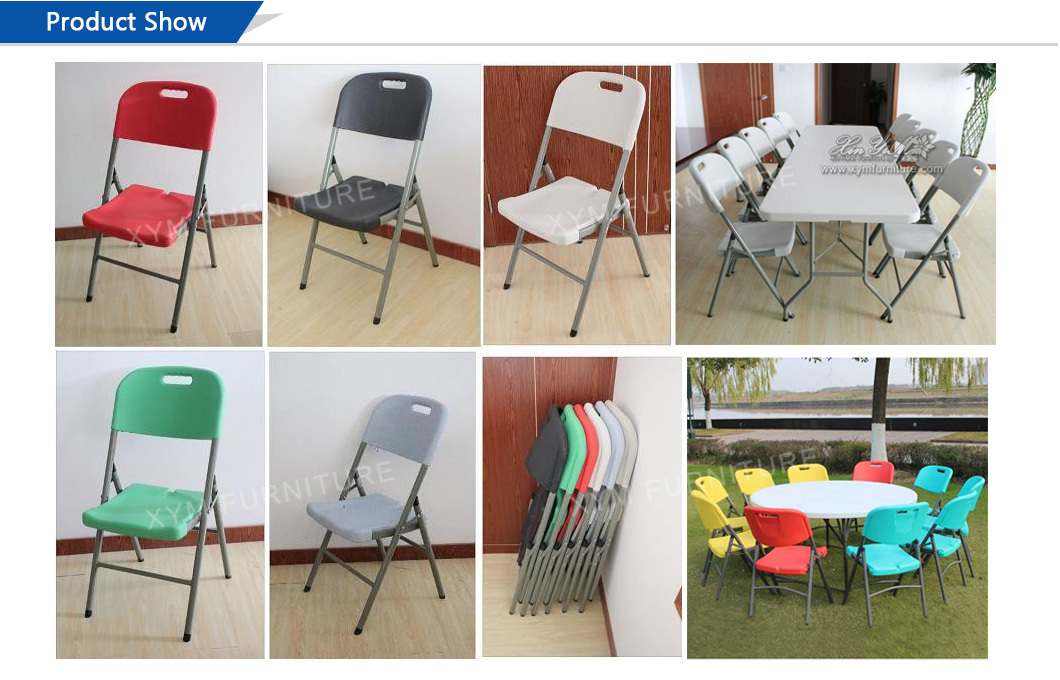 Cheap Outdoor Plastic Used Metal Folding Chair for Sale